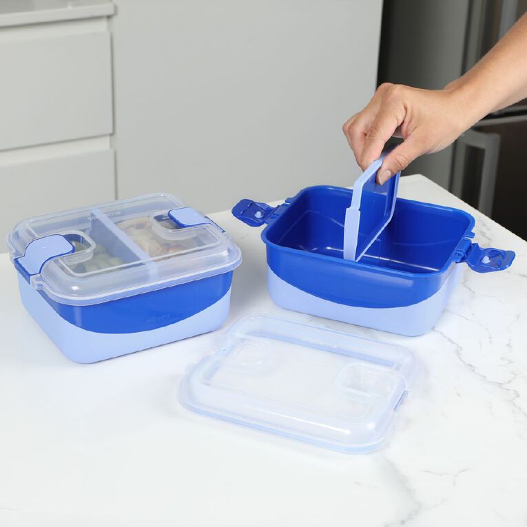 Sistema Heatables Rectangle with Divider 1.35L Assorted, , hi-res