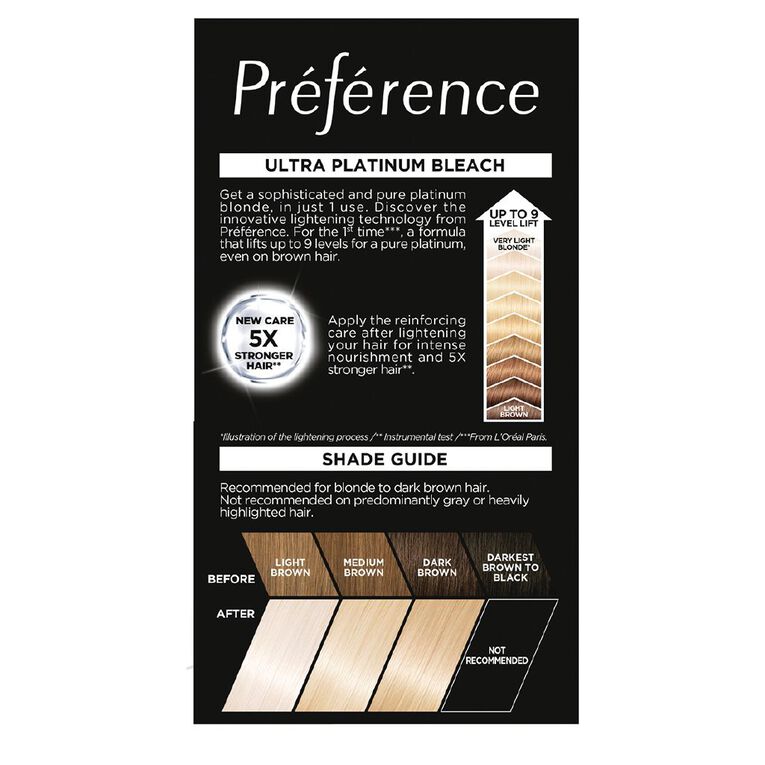 L'Oreal Paris Preference Hair Colour Bleach 9-Level, , hi-res