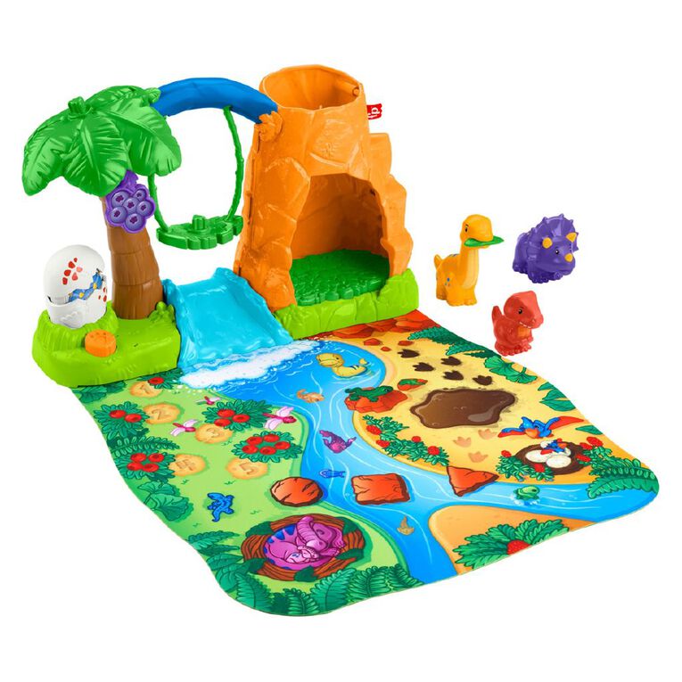 Fisher-Price Little People Dinos Dinosaur Village Playset, , hi-res