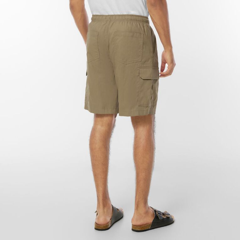 H&H Men's Cargo Shorts, Brown Mid, hi-res