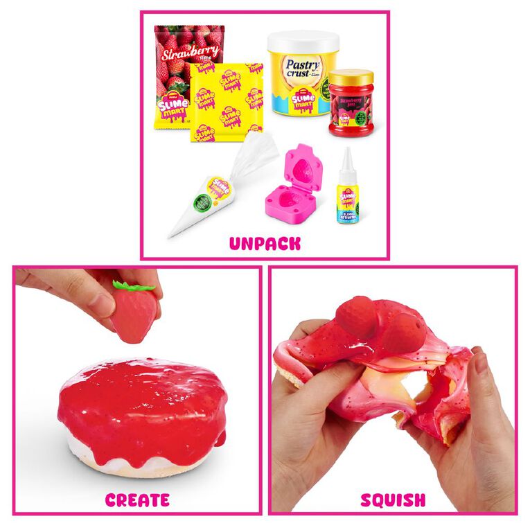 Zuru Slime Mart Small Shopping Bag Series 1 Strawberry Cheesecake, , hi-res