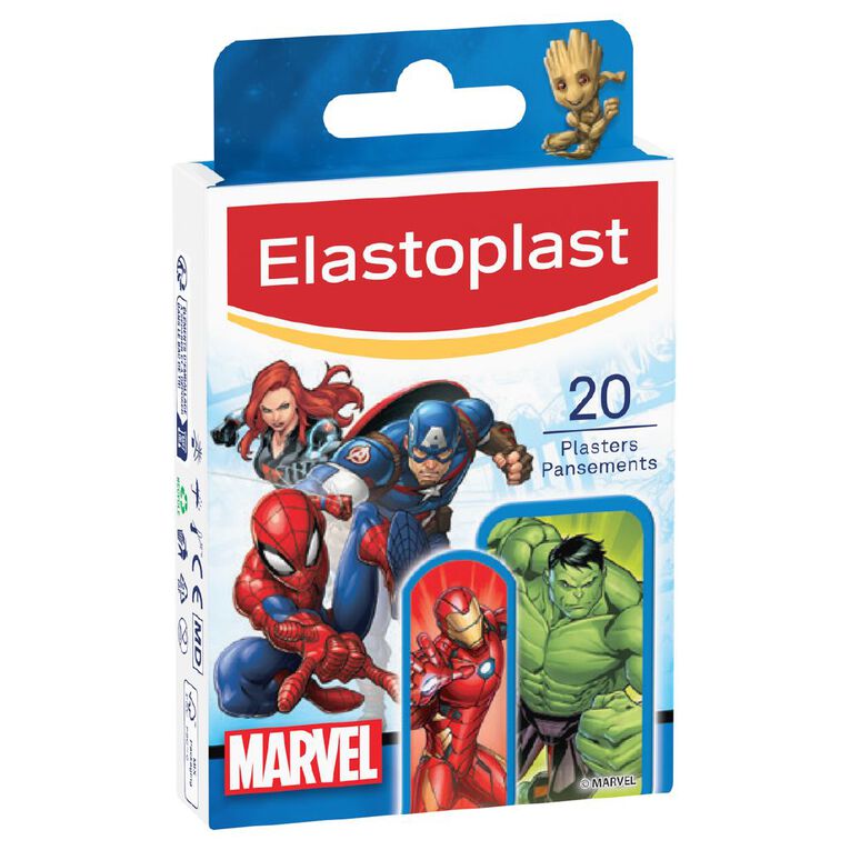 Elastoplast Marvel Plasters 20 Pack, , hi-res