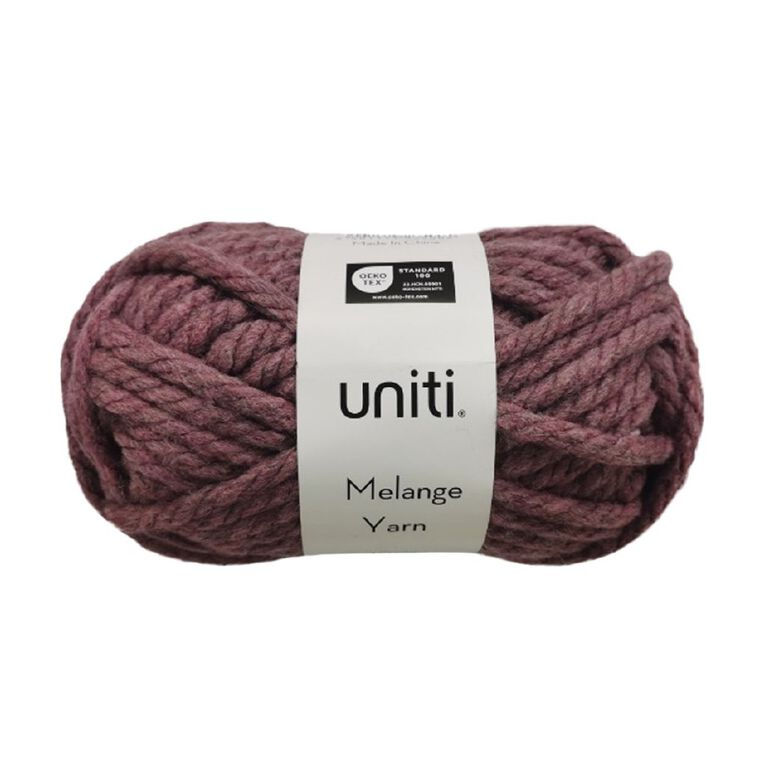 Uniti Melange Yarn Maroon 100g, , hi-res