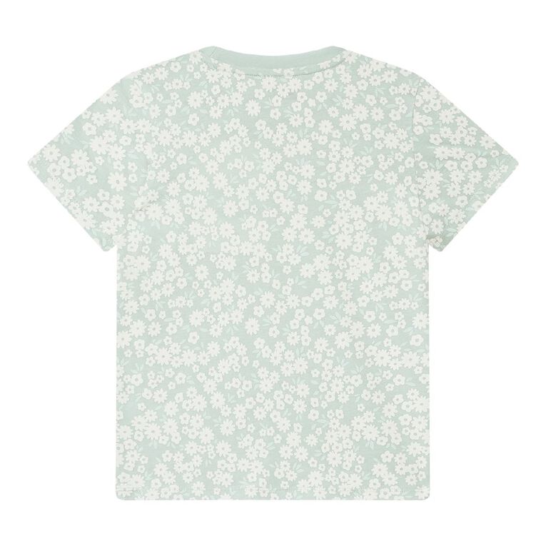 Young Original Short Sleeve All Over Print Tee, Green Light, hi-res
