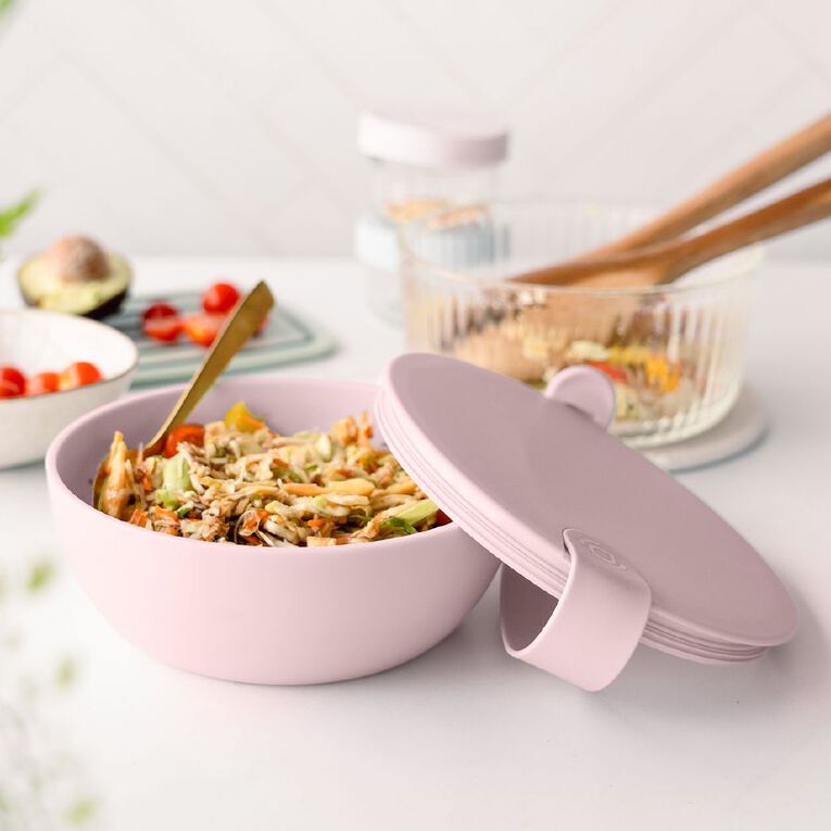 Seymours Versa Salad Bowl with Strap Pink, , hi-res