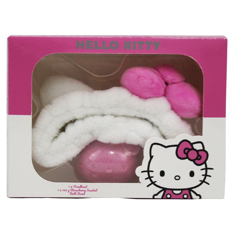 Hello Kitty Bath Fizzer and Headband Set, , hi-res