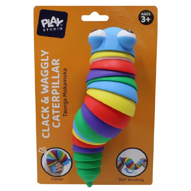 Play Studio Clack & Waggly Caterpillar Assorted, , hi-res