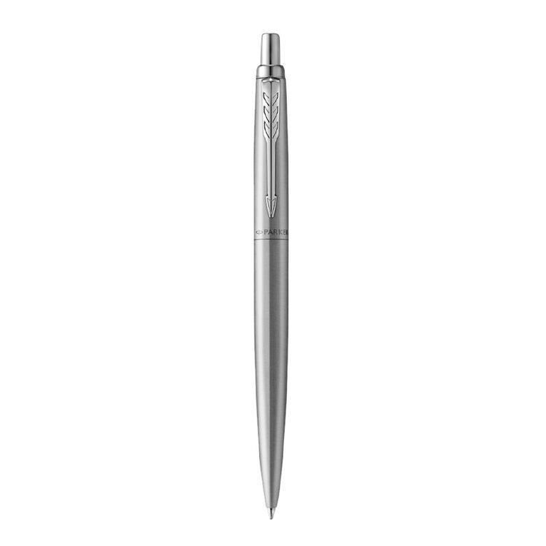 Parker Jotter XL Monochrome Silver Ballpoint Pen Blue, , hi-res
