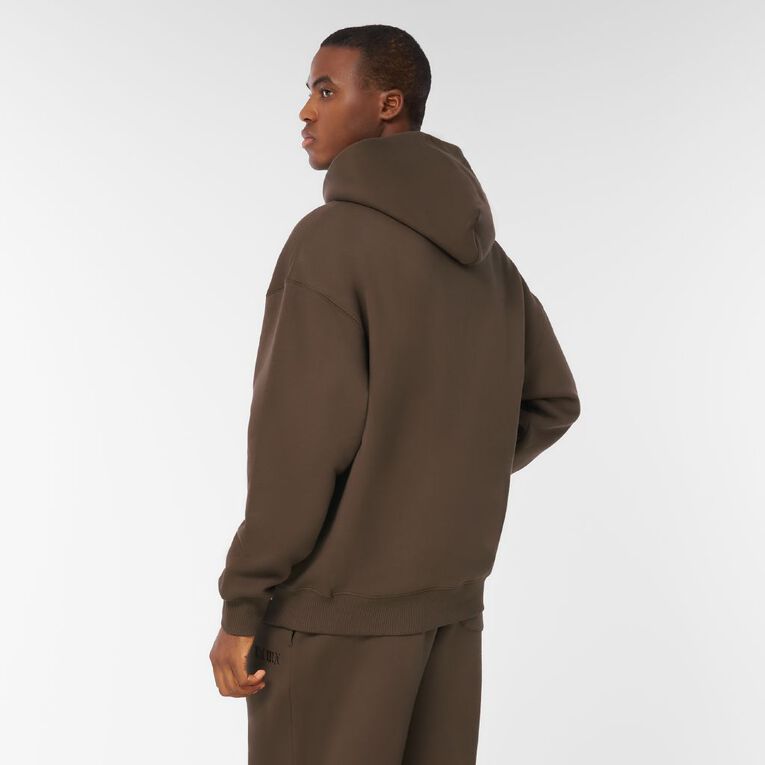 Garage Men's Heavyweight Sweat Crew Graphic, Brown Dark, hi-res
