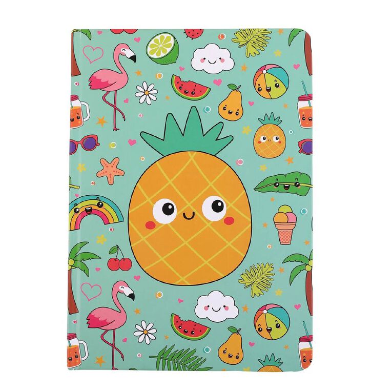 Kookie Pineapple A5 Notebook Green, , hi-res