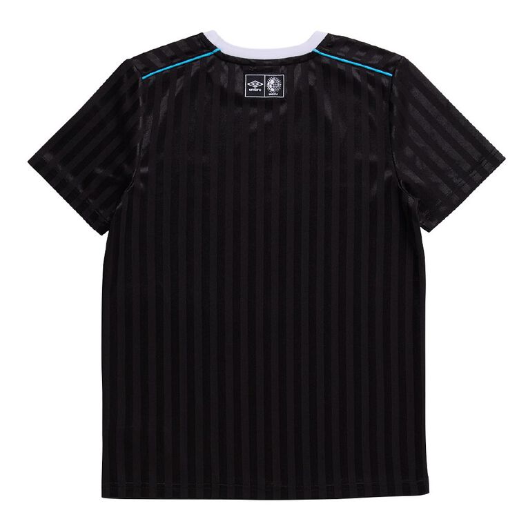 Umbro Unisex Youth Football Jersey, Black, hi-res