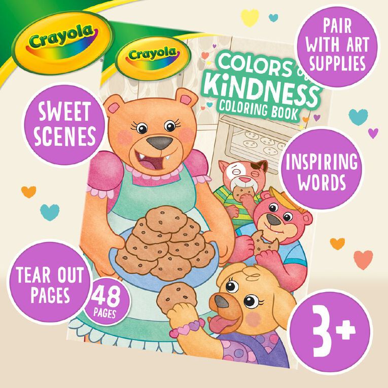 Crayola Colors of Kindness Coloring Book Assorted, , hi-res