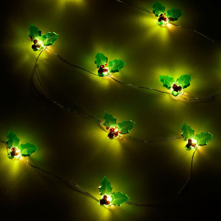 Wonderland Novelty Battery String Lights Warm White 20 LED Assorted, , hi-res