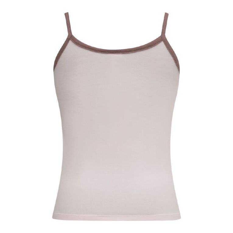 H&H Women's Lounge Peached Jersey Cami Top, Pink Light, hi-res