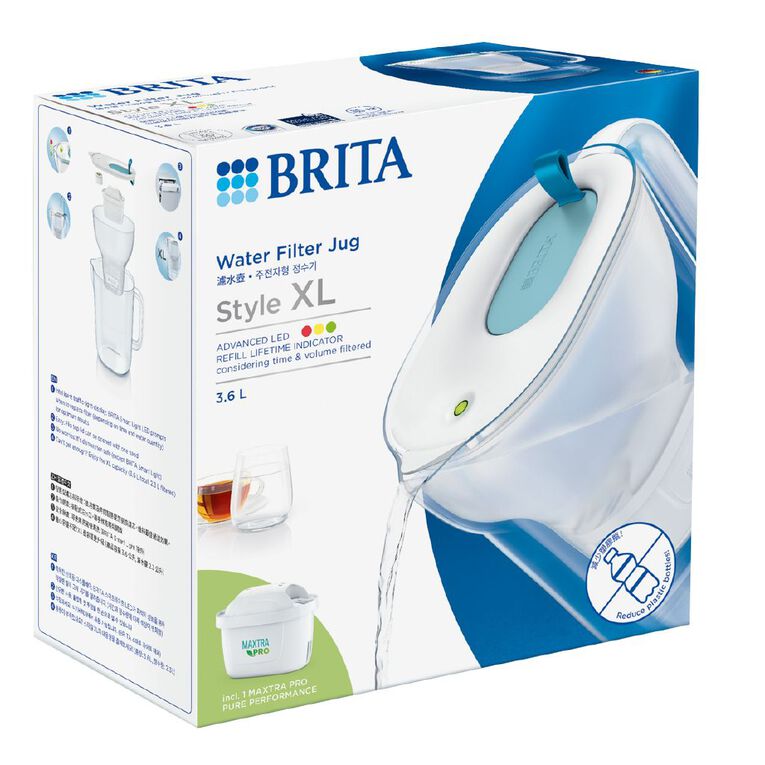 Brita Style XL Water Filter Jug Blue, , hi-res