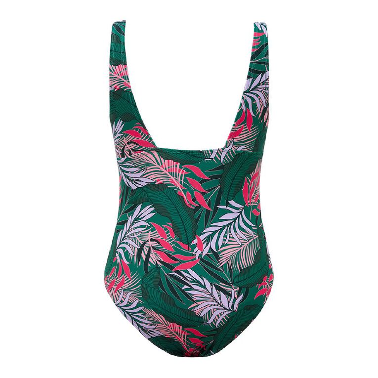 H&H Women's Print Cut Out Swimsuit, Multi-Coloured, hi-res