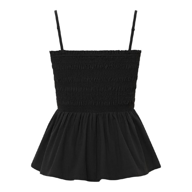 H&H Women's Shirred Bandeau, Black, hi-res