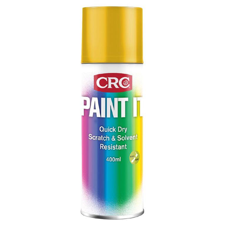 CRC Paint It Golden Yellow 400ml, , hi-res