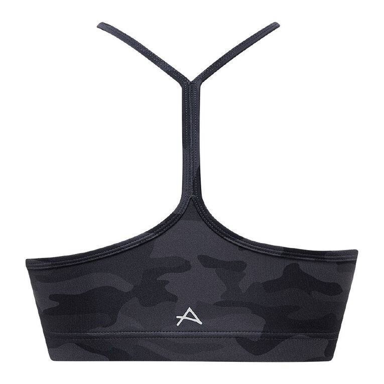 Active Intent Women's Active Thin Strap Crop, Grey Dark, hi-res