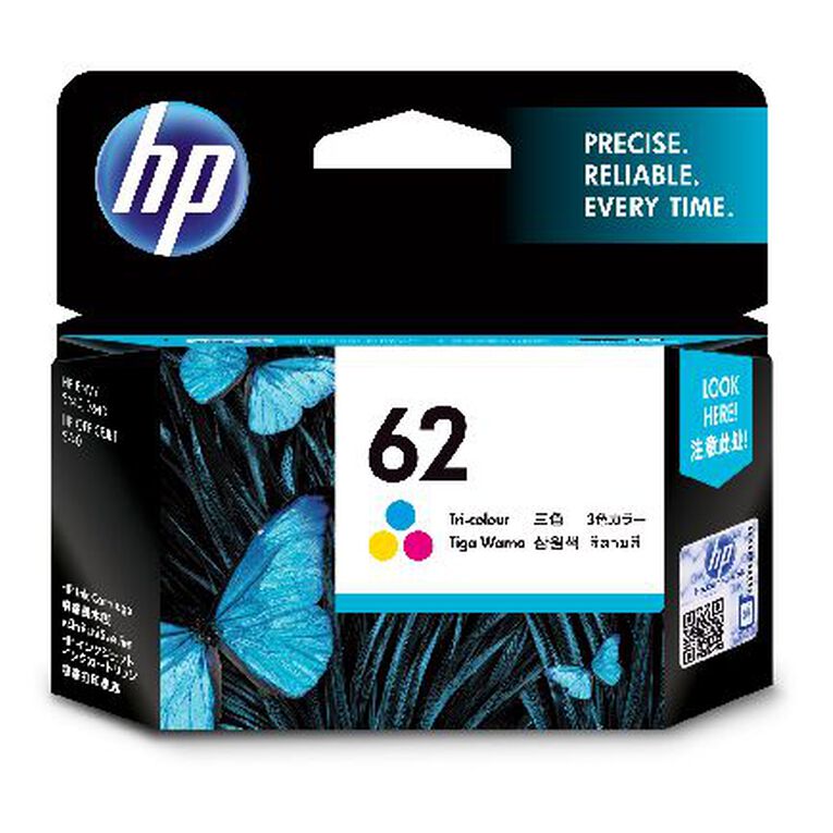 HP Ink 62 Colour (165 Pages), , hi-res