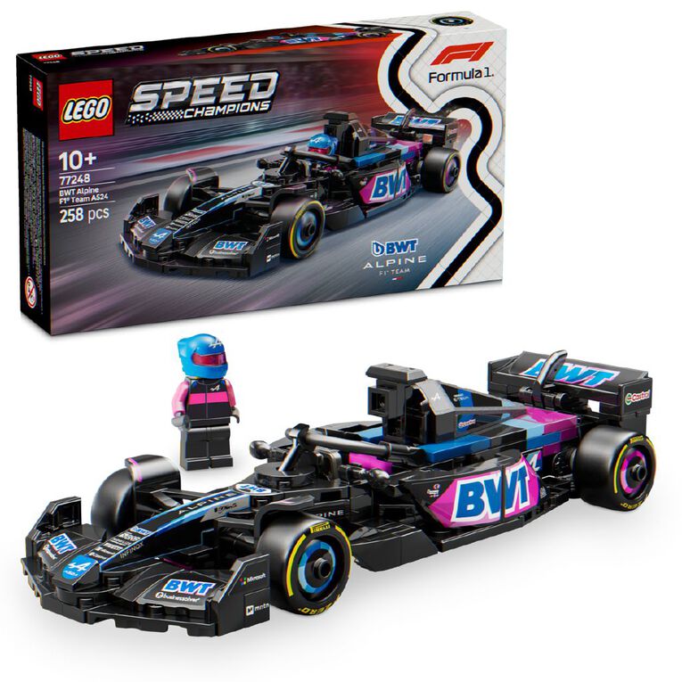 LEGO Speed Champions BWT Alpine F1 Team A524 Race Car 77248, , hi-res