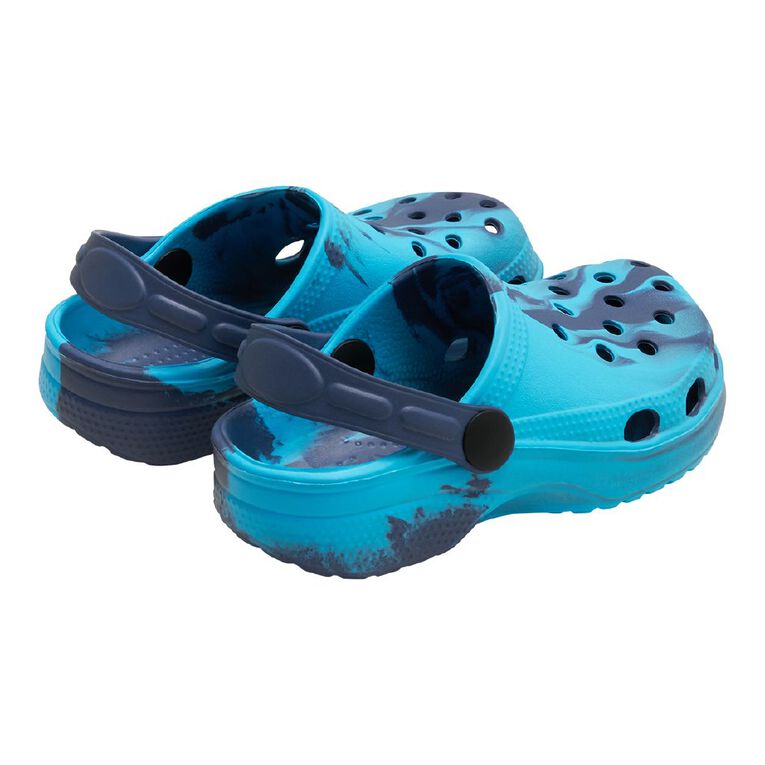 Young Original Junior Kids' Printed Frogs, Blue, hi-res