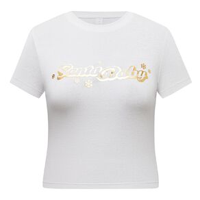 H&H Women's Santa Baby Rib Tee