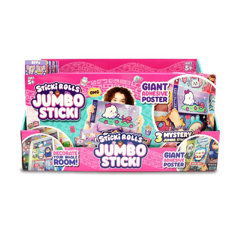Sticki Rolls Sticki Rolls Jumbo Sticki 3 Pack, , hi-res