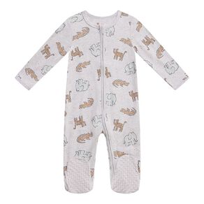 Young Original Babies' Zip-Thru Footed All-in-One