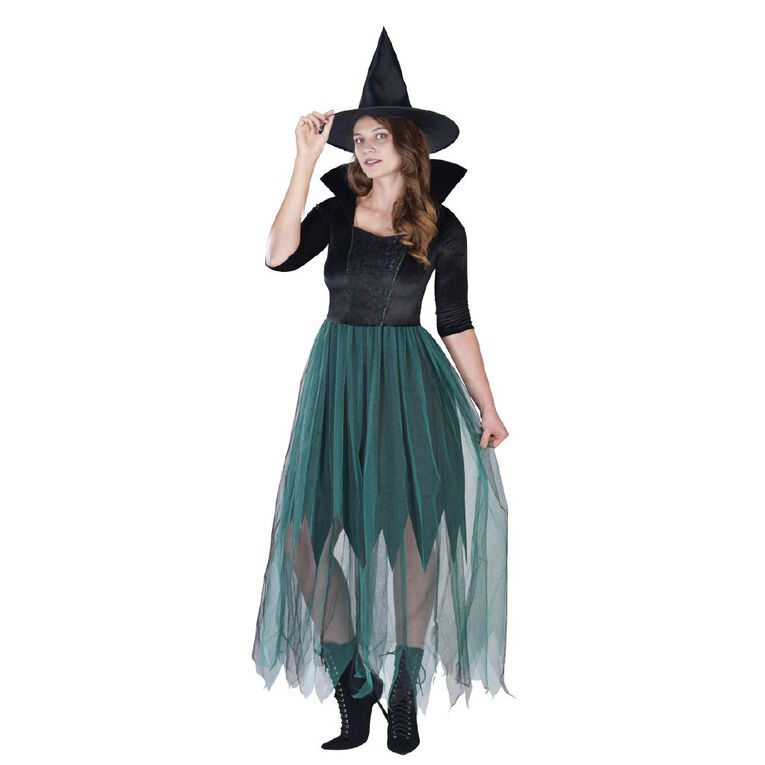 Scarehouse Adult Emerald Witch Costume L, , hi-res