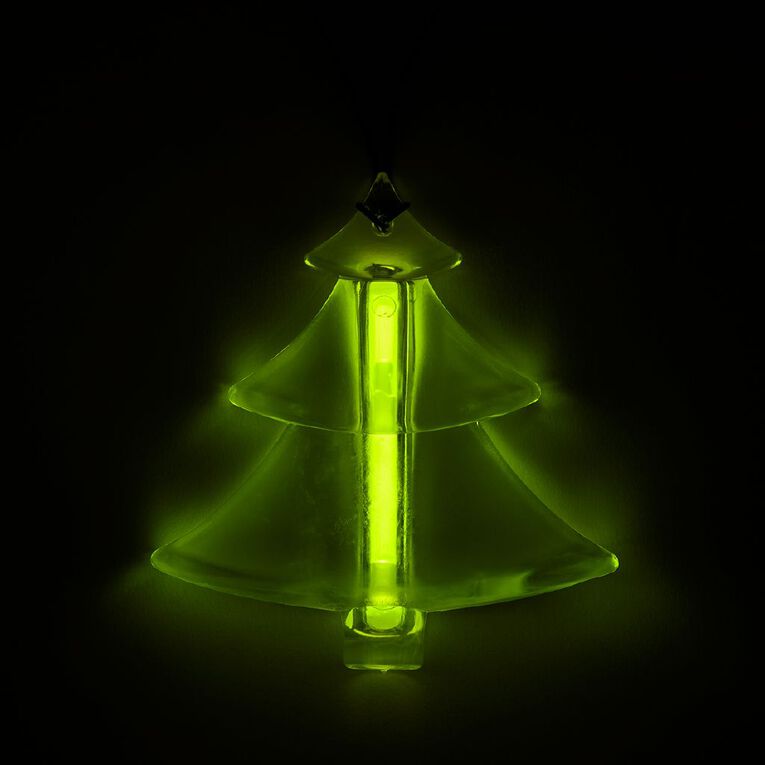 Wonderland Novelty Christmas Tree Glow Necklace, , hi-res
