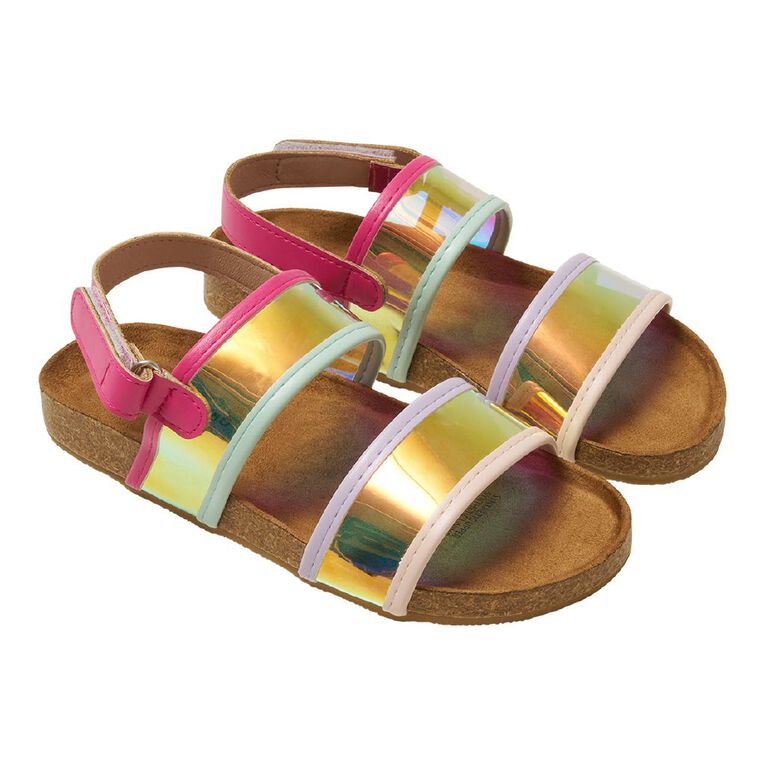 Young Original Senior Kids' Clear View Sandals, Multi-Coloured, hi-res