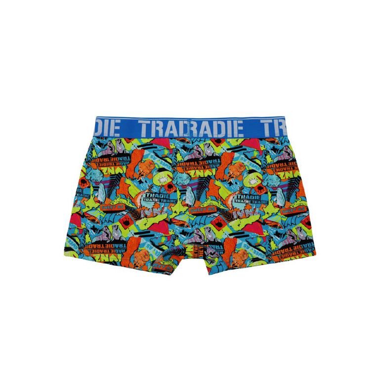 Tradie Men's Christmas Cracker Trunks 2 Pack, Blue Light, hi-res