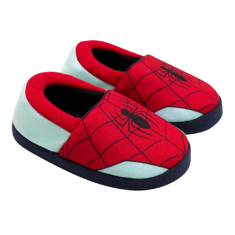 Spider-Man Junior Kids' Slippers, Red, hi-res