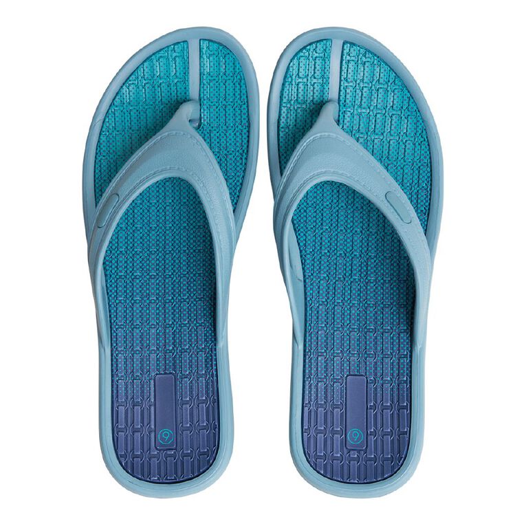 H&H Women's Sporty Jandals, Aqua, hi-res