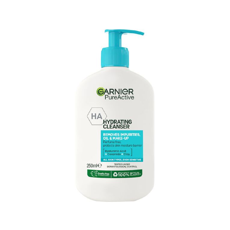 Garnier PureActive Hydrating Cleanser 250ml, , hi-res