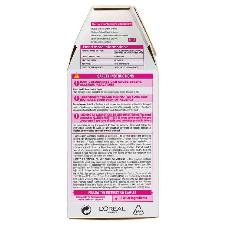 L'Oreal Paris Casting Creme Gloss Hair Colour Chocolate Chestnut 515, , hi-res