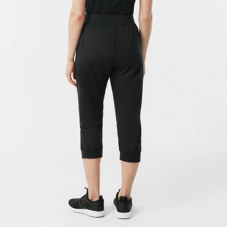 Active Intent Women's Crop Joggers, Black, hi-res