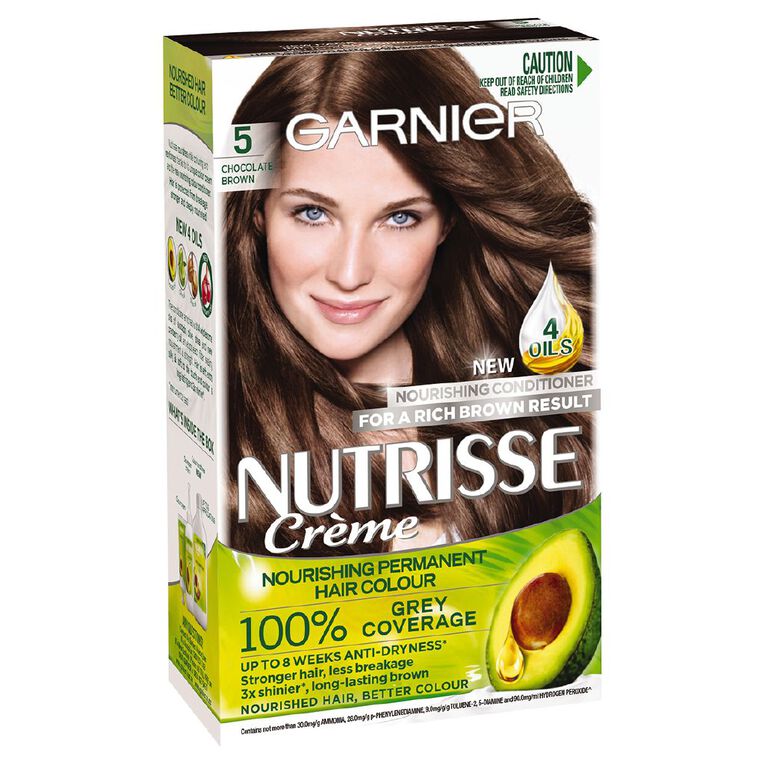 Garnier Nutrisse Permanent Creme Chocolate Brown 5, , hi-res