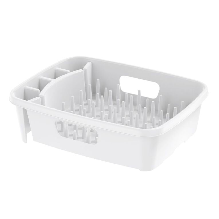 Living & Co Dishrack Plastic White, , hi-res