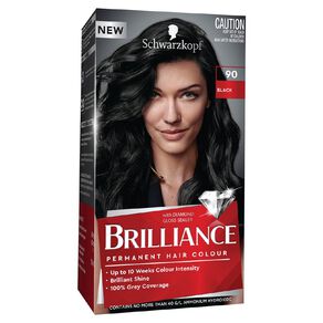 Schwarzkopf Brilliance Hair Colour Black 90 Black