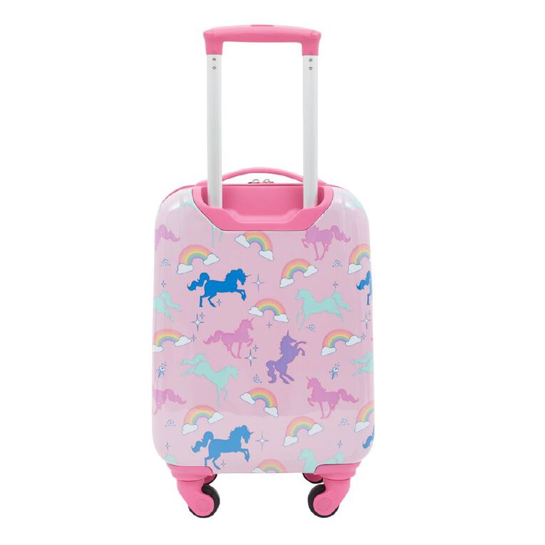 Travelers Club 5 Piece Luggage Set Unicorn Pink, , hi-res