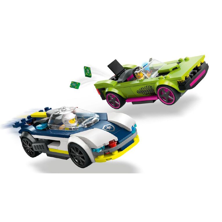 LEGO CITY Police Car and Muscle Car Chase 60415, , hi-res