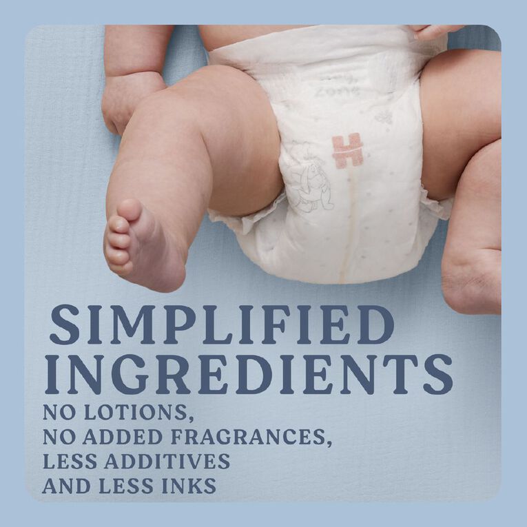 Huggies Pure and Sensitive Nappies Size 1 86x2, , hi-res