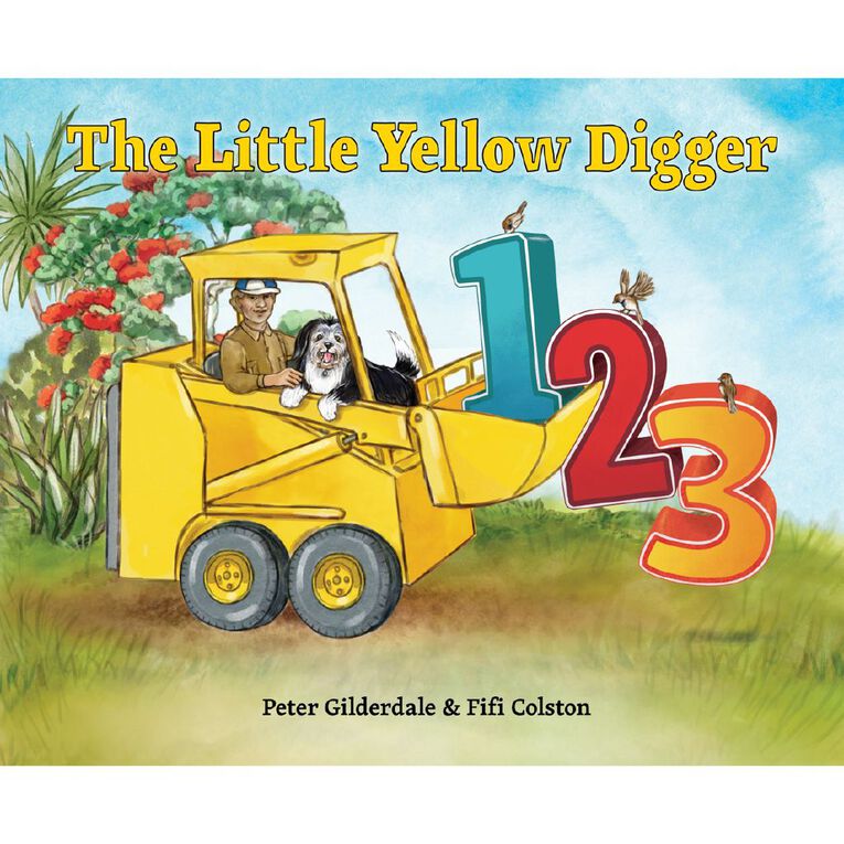 The Little Yellow Digger 123 by Peter Gilderdale, , hi-res