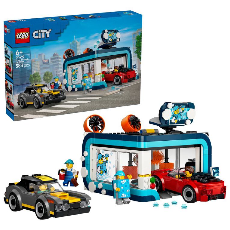 LEGO CITY Drive-Through Car Wash 60497, , hi-res