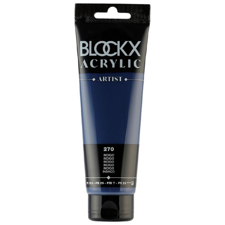 BLOCKX Acrylic Tube Indigo 120ml, , hi-res