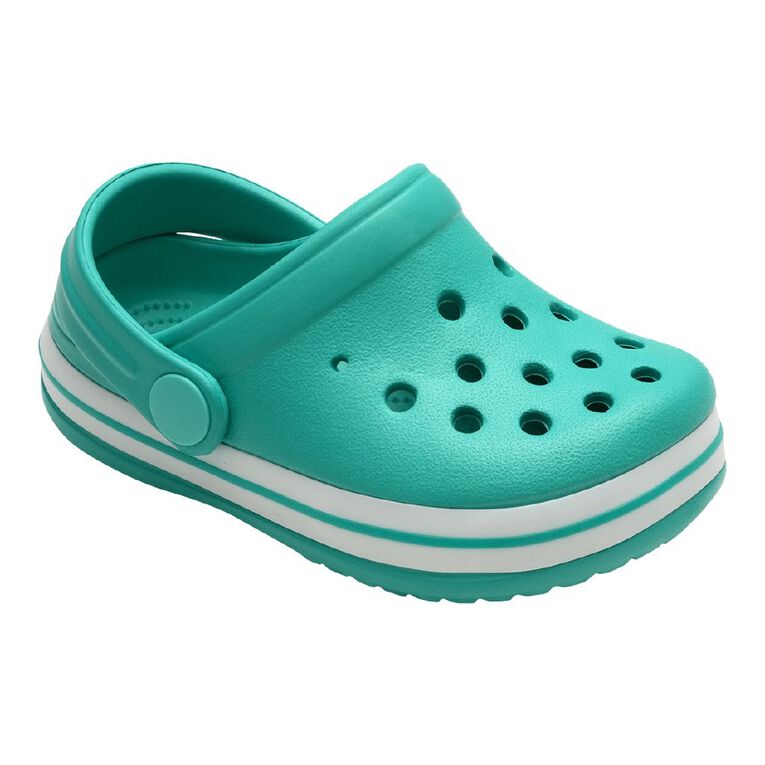 Young Original Junior Kids' Jack Frog Clog Shoes, Green, hi-res