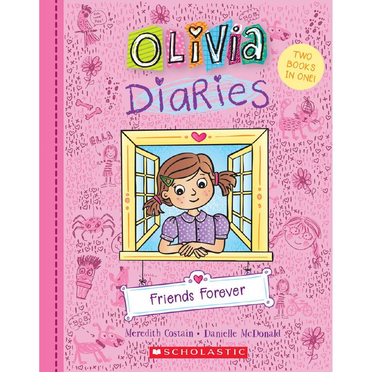 Olivia Diaries Bind-Up #1 Friends Forever by Meredith Costain, , hi-res