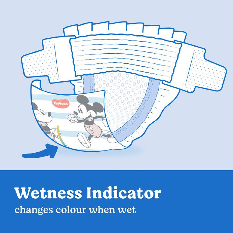 Huggies Boys' Convenience Nappy Toddler Size 4 10-15kg 18 Pack, , hi-res